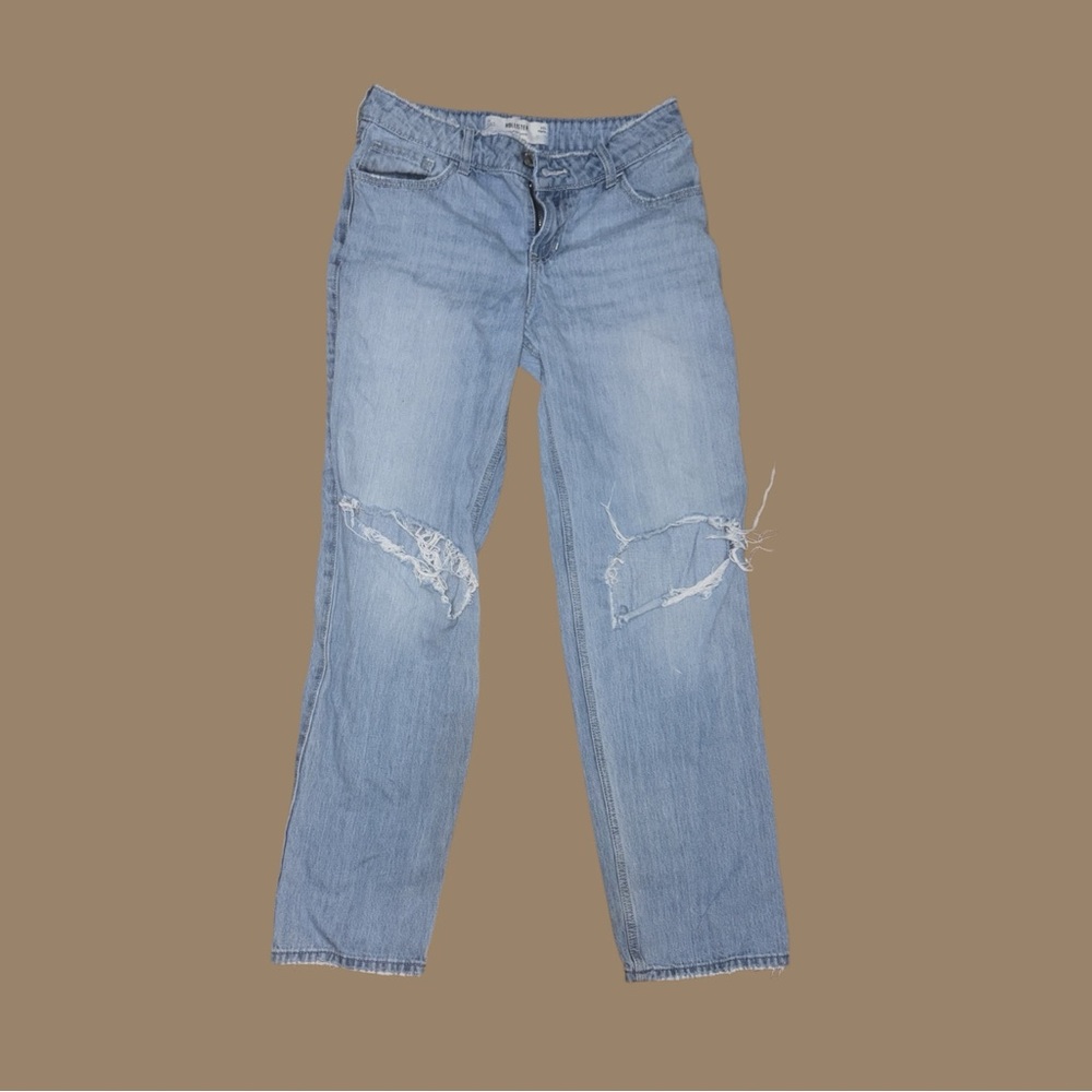 Hollister Distressed Light Blue Jeans